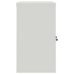 Berkfield Home File Cabinet Light Grey 90x40x70 cm Steel - Size: 90 x 40 x 70 cm - thumbnail 5