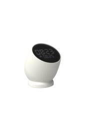 Kreafunk Bell Wireless Flip To Snooze Alarm Clock 9cm - White - thumbnail 2