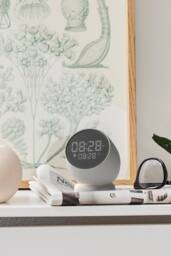 Kreafunk Bell Wireless Flip To Snooze Alarm Clock 9cm - White - thumbnail 4