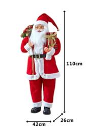 Marco Paul 110cm Santa Claus Figure Decoration in Red - thumbnail 2