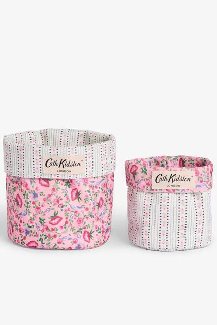 Cath Kidston Set of 2 Floral Reversible Storage Bags - image 1