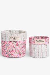 Cath Kidston Set of 2 Floral Reversible Storage Bags - thumbnail 1