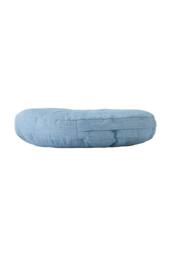 Living and Home Bohemian Style Detachable Round Floor Cushion in Light Blue - thumbnail 7