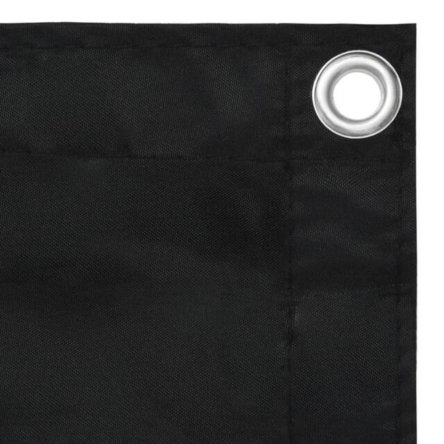 Berkfield Home Modern Balcony Screen Black 90x300 cm Oxford Fabric - image 1