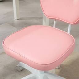 EONLION Vanity Task Chair with Adjustable Height in Pink - Size: 100 cm - thumbnail 4