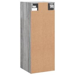 Berkfield Home Wall Mounted Cabinet Grey Sonoma 34.5x34x90 cm - thumbnail 9