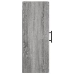 Berkfield Home Wall Mounted Cabinet Grey Sonoma 34.5x34x90 cm - thumbnail 8