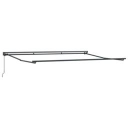 Berkfield Home Retractable Awning Manual Blue & White 450x300 cm - thumbnail 6