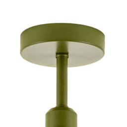Happy Homewares Traditional Olive Green Ceiling Light Fitting to Hold Lamp Shades - thumbnail 5