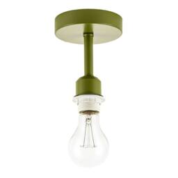 Happy Homewares Traditional Olive Green Ceiling Light Fitting to Hold Lamp Shades - thumbnail 2