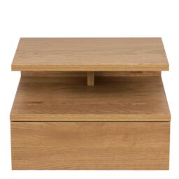 Furniture To Go Ashlan Bedside Table with 1 Drawer in Oak in Light Oak - thumbnail 3