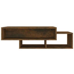 Berkfield Home Coffee Table Smoked Oak 105x55x32 cm Engineered Wood in Brown - Size: 105 x 55 x 32 cm - thumbnail 4