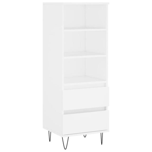 Berkfield Home Highboard White 40x36x110 cm Engineered Wood - Size: 40 x 36 x 110 cm - image 1