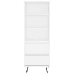 Berkfield Home Highboard White 40x36x110 cm Engineered Wood - Size: 40 x 36 x 110 cm - thumbnail 5