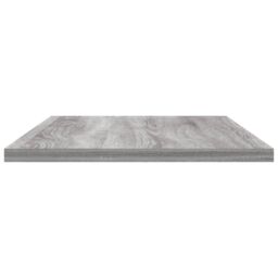 Berkfield Home Wall Shelves 4 pcs Grey Sonoma 60x20x1.5 cm Engineered Wood - thumbnail 5