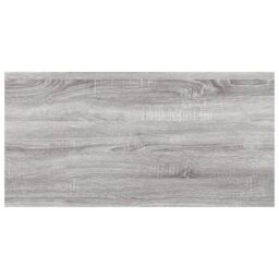 Berkfield Home Wall Shelves 4 pcs Grey Sonoma 60x20x1.5 cm Engineered Wood - thumbnail 6