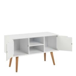 Wyld Haus Tokyo White Sideboard 2 Doors 2 Shelves - thumbnail 5