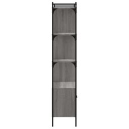 Berkfield Home Bookcase with Doors Grey Sonoma 76.5x30x154.5 cm Engineered Wood - thumbnail 6