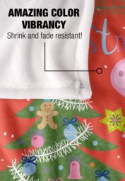 Hasbro Peppa Pig Christmas Fun Silky Touch Blanket 152x127cm in White - Size: 152x127 cm - thumbnail 4