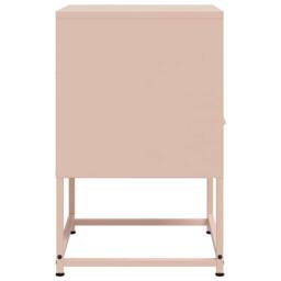 Berkfield Home Durable Bedside Cabinets 2 pcs Pink 36x39x60.5 cm Steel - thumbnail 7