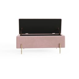 GFW Mystica Velvet Storage Ottoman in Pink - thumbnail 8