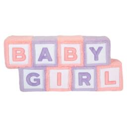 VFM e-Store Wall Decoration Plush Baby Plush Gift Idea 33cm x 42cm Pink X 1 - Size: 33 cm x 42 cm - thumbnail 1