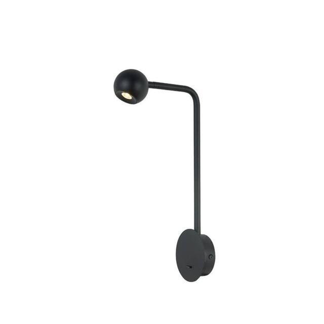 Netlighting Eyes Wall Lamp Switched 6W LED 3000K 390lm Sand Black 3yrs Warranty - image 1