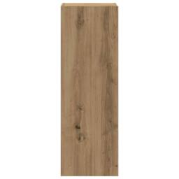 Berkfield Home Wall Mounted TV cabinets 8 pcs Artisan Oak Engineered Wood in Brown - thumbnail 5
