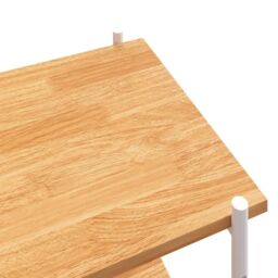 Berkfield Home 5-Tier Shelving Unit White & Oak 80x40x163 cm - Size: 80 x 40 x 163 cm - thumbnail 6