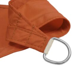 Primrose 4m x 3m Waterproof Patio Sun Shade Sail Canopy 98% UV Block Free Rope in Terracotta - thumbnail 3