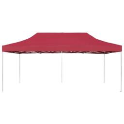 Berkfield Home Professional Folding Party Tent Aluminium 6x3 m Wine Red - thumbnail 3