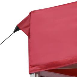 Berkfield Home Professional Folding Party Tent Aluminium 6x3 m Wine Red - thumbnail 7