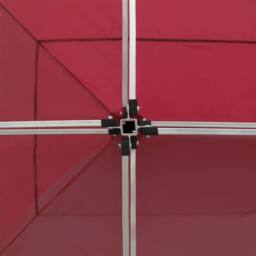 Berkfield Home Professional Folding Party Tent Aluminium 6x3 m Wine Red - thumbnail 6