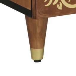 Berkfield Home Highboard 60x33x100 cm Solid Wood Mango in Brown - Size: 60 x 33 x 100 cm - thumbnail 9