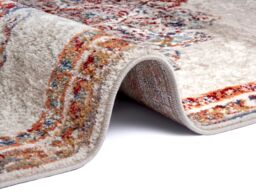 THE RUGS Orient Maderno Medallion Polypropylene Rug 0.8 cm Pile Durable in Cream - Size: 80 cm x 240 cm - thumbnail 2