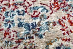 THE RUGS Orient Maderno Medallion Polypropylene Rug 0.8 cm Pile Durable in Cream - Size: 80 cm x 240 cm - thumbnail 4