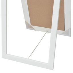 Berkfield Home Free-Standing Mirror Baroque Style 160x40 cm White - thumbnail 5