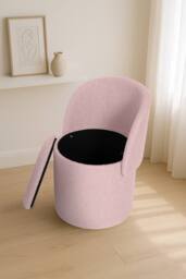 GAVENO CAVAILIA 3 In 1 Malibu Ottoman Stool in Pink - Size: 1 Seater - thumbnail 3