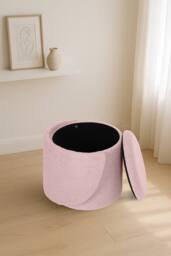 GAVENO CAVAILIA 3 In 1 Malibu Ottoman Stool in Pink - Size: 1 Seater - thumbnail 4