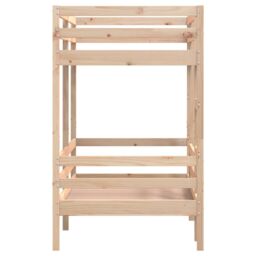 Berkfield Home Bunk Bed without Mattress 80x200 cm Solid Wood Pine in Brown - thumbnail 6