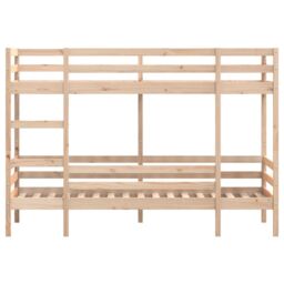Berkfield Home Bunk Bed without Mattress 80x200 cm Solid Wood Pine in Brown - thumbnail 5