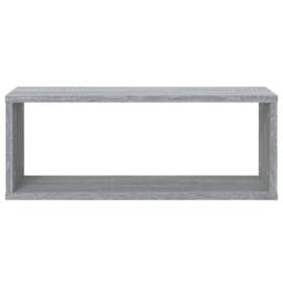 Berkfield Home Wall Cube Shelves 2 pcs Grey Sonoma 60x15x23 cm Engineered Wood - Size: 60 x 15 x 23 cm - thumbnail 4