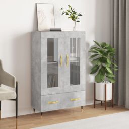 Berkfield Home Highboard Concrete Grey 69.5x31x115 cm Engineered Wood