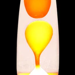 "Trendi 16"" Yellow Wax Motion Lamp with Aluminum Base - Size: 16 inches" - thumbnail 3