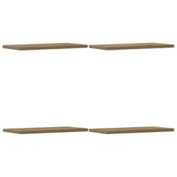 Berkfield Home Wall Shelves 4 pcs Artisan Oak 40x20x1.5 cm Engineered Wood in Brown - thumbnail 3