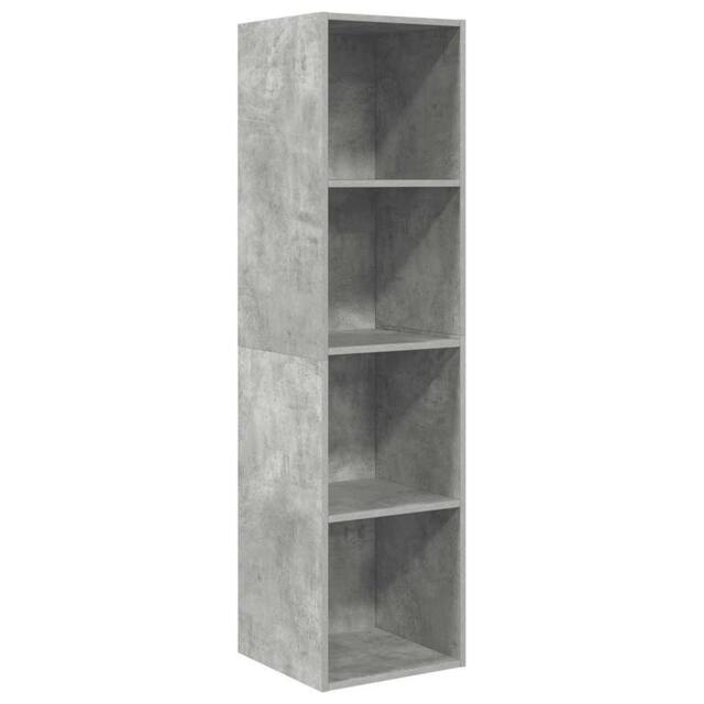Berkfield Home Wall-mounted TV Cabinet Concrete Grey 37x37x142.5 cm Engineered Wood - image 1