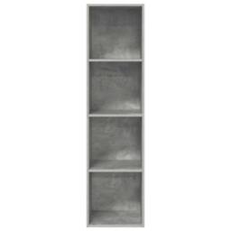 Berkfield Home Wall-mounted TV Cabinet Concrete Grey 37x37x142.5 cm Engineered Wood - thumbnail 4