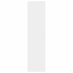 Berkfield Home Wardrobe White 100x50x200 cm Engineered Wood - Size: 100 x 50 x 200 cm - thumbnail 5