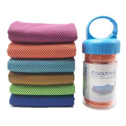 Quipulse Two-Tone Cooling Towel in Yellow - thumbnail 2