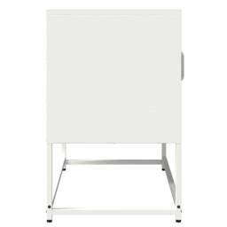 Berkfield Home TV Cabinet White 68x39x60.5 cm Cold-rolled Steel - thumbnail 7